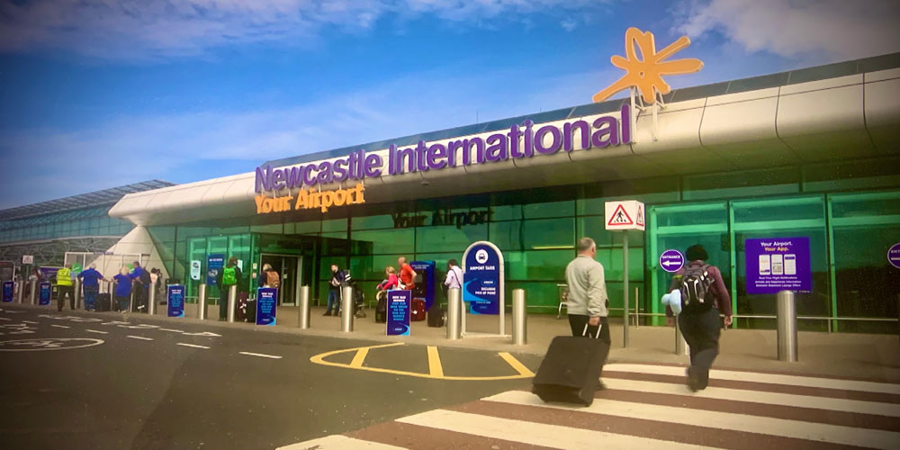Newcastle Airport Ranked Third in the Country