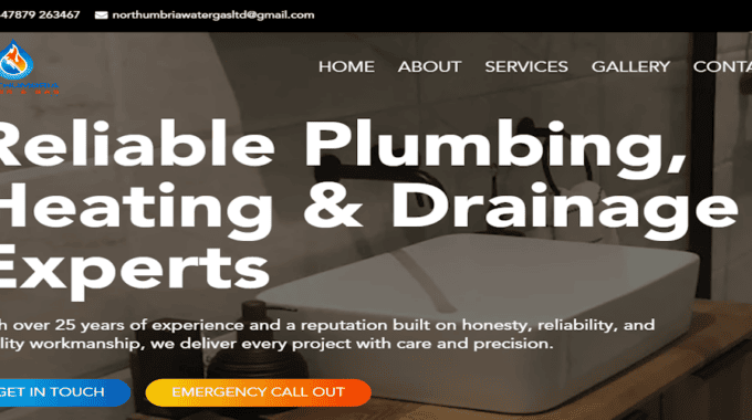Plumbing Services in the North Eastv