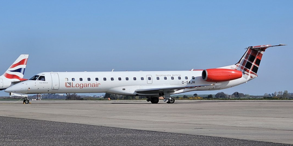 Logan Air Aircraft on Runway